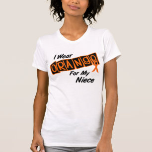 Camiseta Eu visto a laranja para minha sobrinha 8