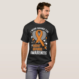 Camiseta Eu visto a laranja para o Tshirt da consciência de