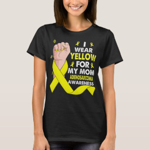 Camiseta Eu Visto Amarelo Para A Minha Mãe, ADENOSARCOMA