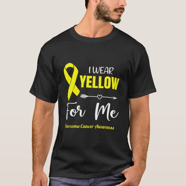 Camiseta Eu Visto Amarelo Para Mim Para A Consciência Do Ca (Frente)