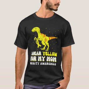 Camiseta Eu Visto Amarelo Para Minha Fita De Consciência Da