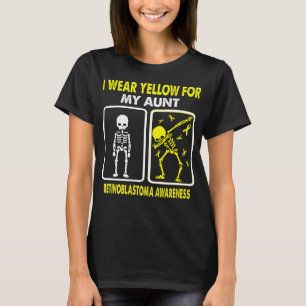 Camiseta Eu Visto Amarelo Para Minha Tia RETINOBLASTOMA SEN