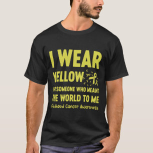 Camiseta Eu Visto Amarelo Por Alguém Que Significou O Mundo