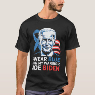 Camiseta Eu Visto Azul Claro Para A Biden Prostate Cancer A