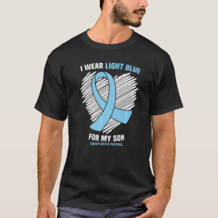 Camiseta Eu Visto Azul Claro Para Meu Filho Doença De Addis