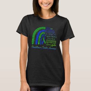 Camiseta Eu Visto Azul E Verde Para O Pseudotumor Cerebri W