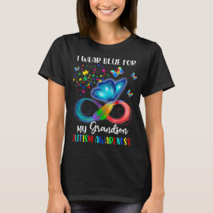 Camiseta Eu Visto Azul Para A Consciência Autismo A Matar 