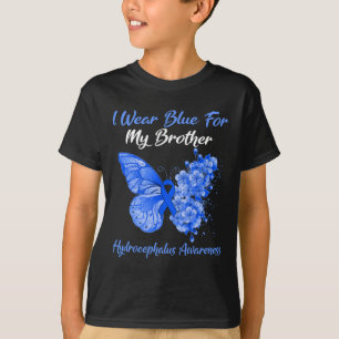 Camiseta Eu Visto Azul Para A Consciência Do Meu Irmão Hidr