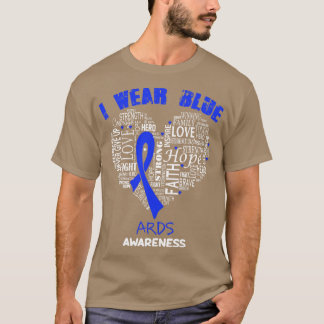Camiseta Eu Visto Azul Para A Consciência DRA Fé Esperança