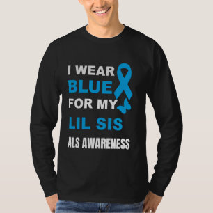 CAMISETA EU VISTO AZUL PARA A MINHA CONSCIÊNCIA DO SIS