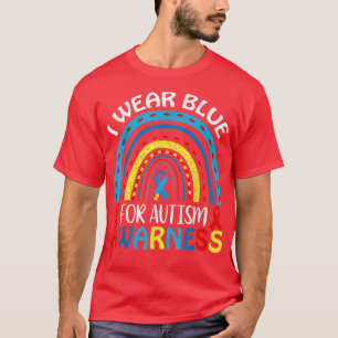 Camiseta Eu Visto Azul Para Atenção Ao Autismo Quebra-cabeç