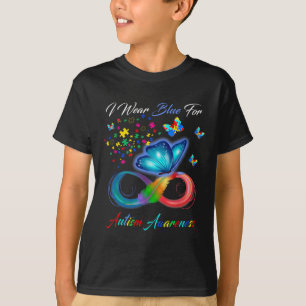 Camiseta Eu Visto Azul Para Consciência Autismo - Consciênc