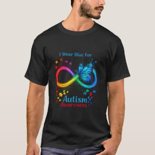 Camiseta Eu Visto Azul Para Consciência Autismo - Consciênc