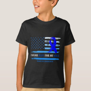Camiseta Eu Visto Azul Para Meu Próprio Mês De Consciência