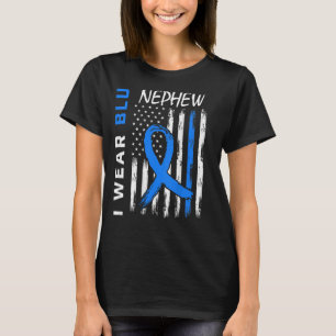Camiseta Eu Visto Azul Para Meu Sinalizador De Consciência