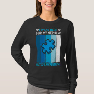 Camiseta Eu Visto Azul Para Meu Soberano Autismo Soberano M
