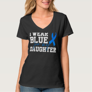 Camiseta Eu Visto Azul Para Meus Filhos Autismo Sensibiliza
