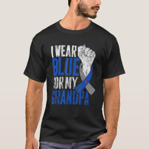 Camiseta Eu Visto Azul Para Minha Fílula De Consciência Da
