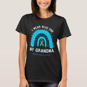 Camiseta Eu Visto Azul Para O Mês De Consciência Do Autismo