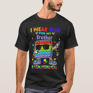 Camiseta Eu Visto Azul Para O Mês De Consciência Do Autismo