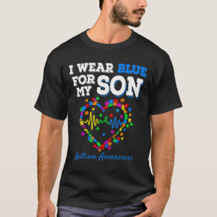 Camiseta Eu Visto Azul Para O Meu Filho Autismo Dia Da Cons