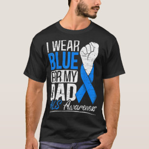 Camiseta Eu Visto Azul Para O Meu Pai Als - A Guerra da Con