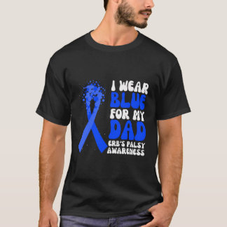 Camiseta Eu Visto Azul Para O Ribbo Da Consciência Do Meu P