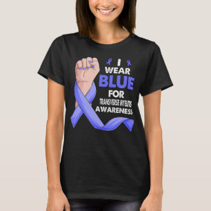 Camiseta Eu Visto Azul Para Sensibilizar MYELITE TRANSVERSA