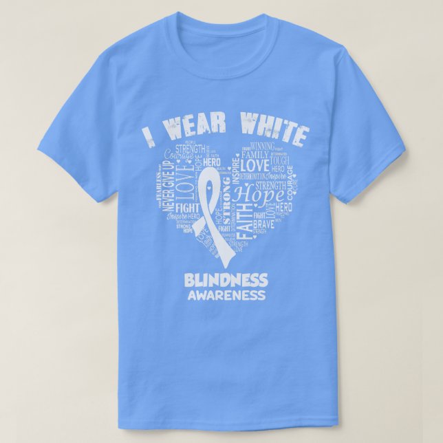 Camiseta Eu Visto Branco Para A Consciência A Fé Esperança  (Frente do Design)