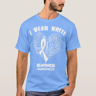 Camiseta Eu Visto Branco Para A Consciência A Fé Esperança 
