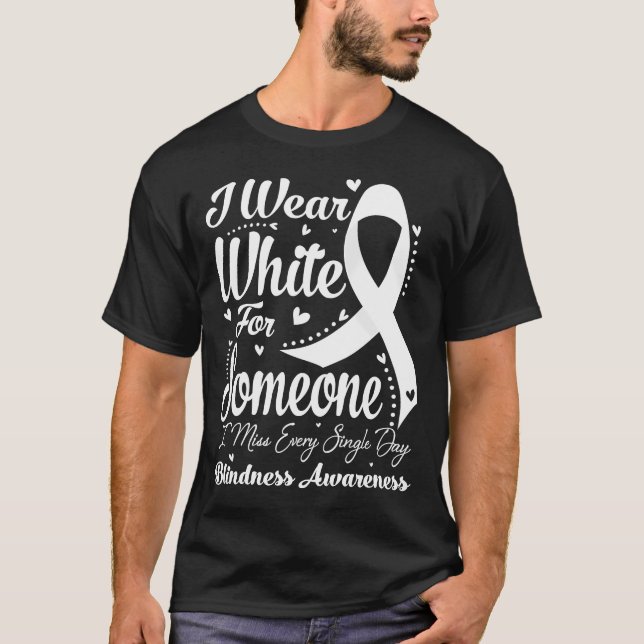 Camiseta Eu Visto Branco Para Alguém Cansado Consciência (Frente)