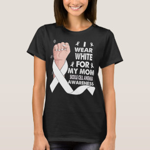 Camiseta Eu Visto Branco Para Minha Mãe CÉLULA DOENTE