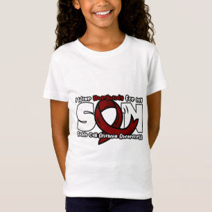 Camiseta Eu Visto Burgundy Para Meu Filho - Sensibilização 