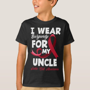 Camiseta Eu Visto Burgundy Para Minha Consciência De Célula