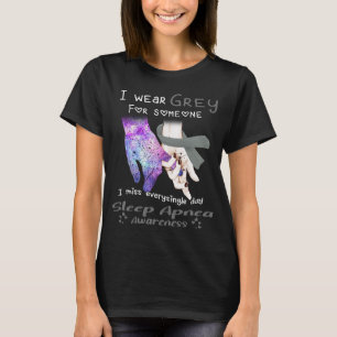 Camiseta Eu Visto Cinzas Para Alguém Dormindo Apneia Sensib