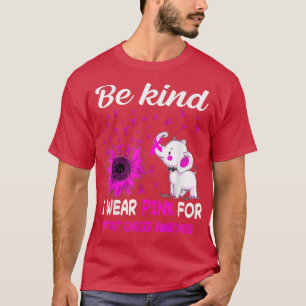 Camiseta Eu Visto Consciência do Cancer de Mama Rosa