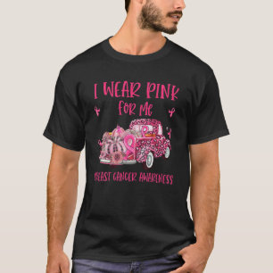 Camiseta Eu Visto Cor-De-Rosa Para Mim Cancer De Caminhão R
