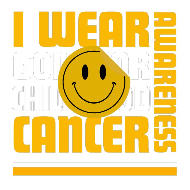 Camiseta Eu Visto Dourado Para A Infância Cancer Conscienti (Criador carregado)