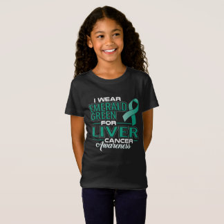 CAMISETA EU VISTO EMERALD GREEN PARA A SENSIBILIZAÇÃO DO CÂ