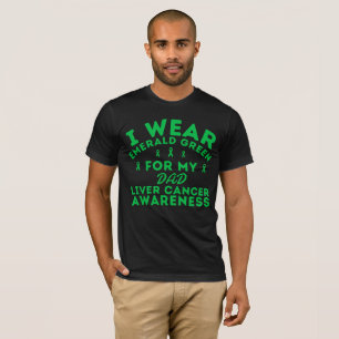 Camiseta Eu Visto Emerald Green Para Personalizar Câncer de