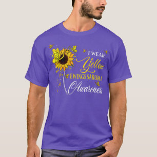 Camiseta Eu Visto Ewing Amarelo Sensibilização Sarcoma Gira