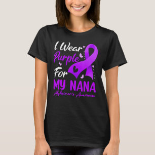 Camiseta Eu Visto Fita Roxa para o Mal de Nana Alzheimer
