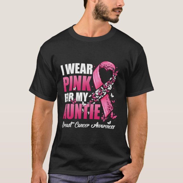 Camiseta Eu Visto K Para A Minha Tia Conhecimento Do Cancer (Frente)