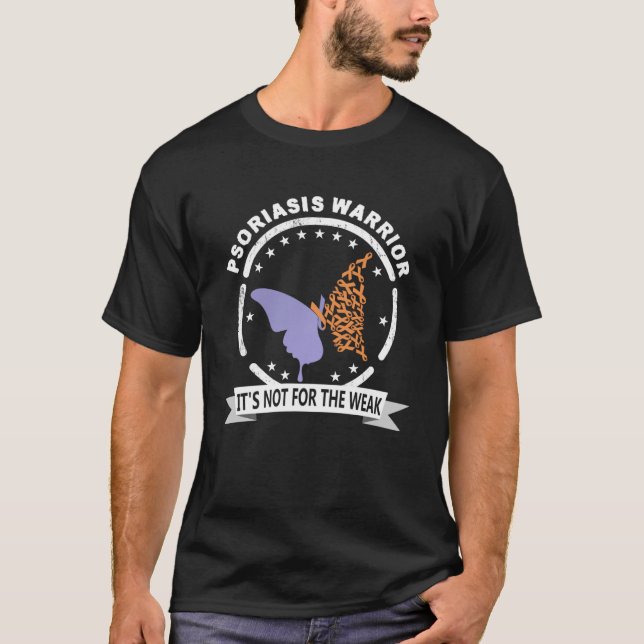 Camiseta Eu Visto Laranja E Roxo Para A Guerra De Consciênc (Frente)