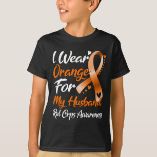 Camiseta Eu Visto Laranja Para A Consciência Do Meu Marido