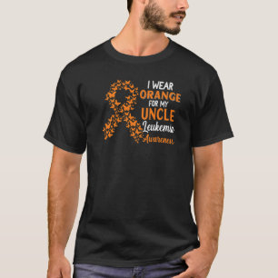 Camiseta Eu Visto Laranja Para A Consciência Do Meu Tio Leu