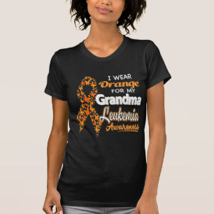 Camiseta Eu visto laranja para a minha avó, consciência de 