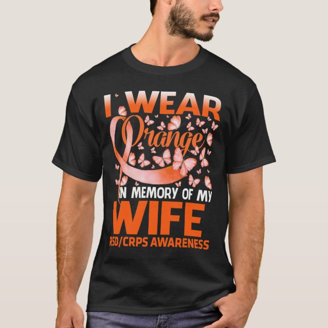 Camiseta Eu Visto Laranja Para A Minha Esposa RSD Sensibili (Frente)