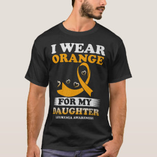 Camiseta Eu Visto Laranja Para A Minha Filha Sensibilização