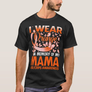 Camiseta Eu Visto Laranja Para A Minha Mama Rsd Crps Consci